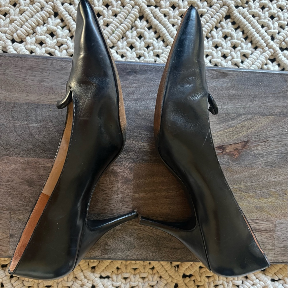 Dior Holt Renfrew Vintage Black Heels Size 8.5 Excellent